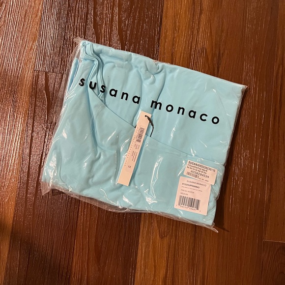 NWT $228 Susana Monaco One Arm Cut Out High Slit Dress Shopbop - Picture 3 of 9